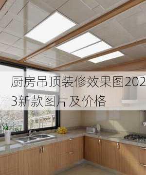 厨房吊顶装修效果图2023新款图片及价格