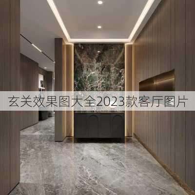 玄关效果图大全2023款客厅图片