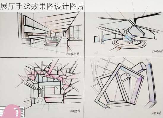 展厅手绘效果图设计图片