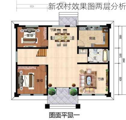 新农村效果图两层分析