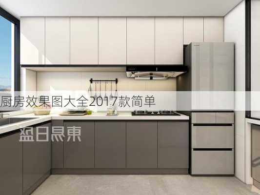 厨房效果图大全2017款简单