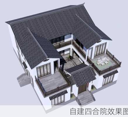 自建四合院效果图